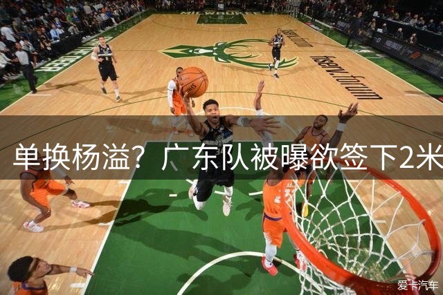单换杨溢？广东队被曝欲签下2米08重型中锋，这可是国产约基奇